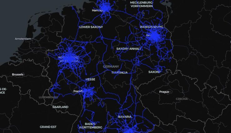 tesla fsd supervised tests deutschland karte