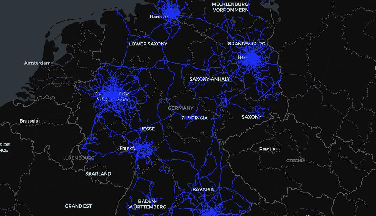 tesla fsd supervised tests deutschland karte