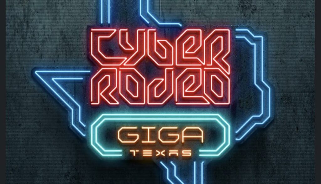 tesla gigafactory texas cyber rodeo einladung