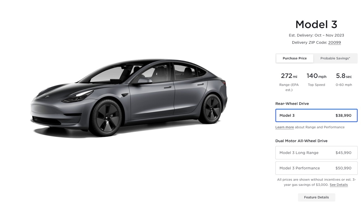 US-Preise für Tesla Model 3 & Y teils auf Rekordtief >