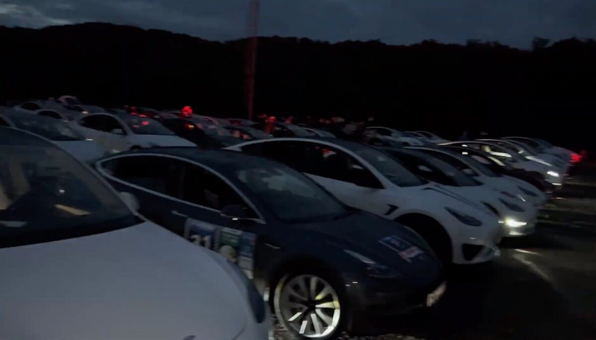 tesla light show hamm rekord