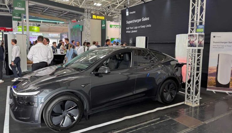 tesla messe smarter-3 model-y supercharger