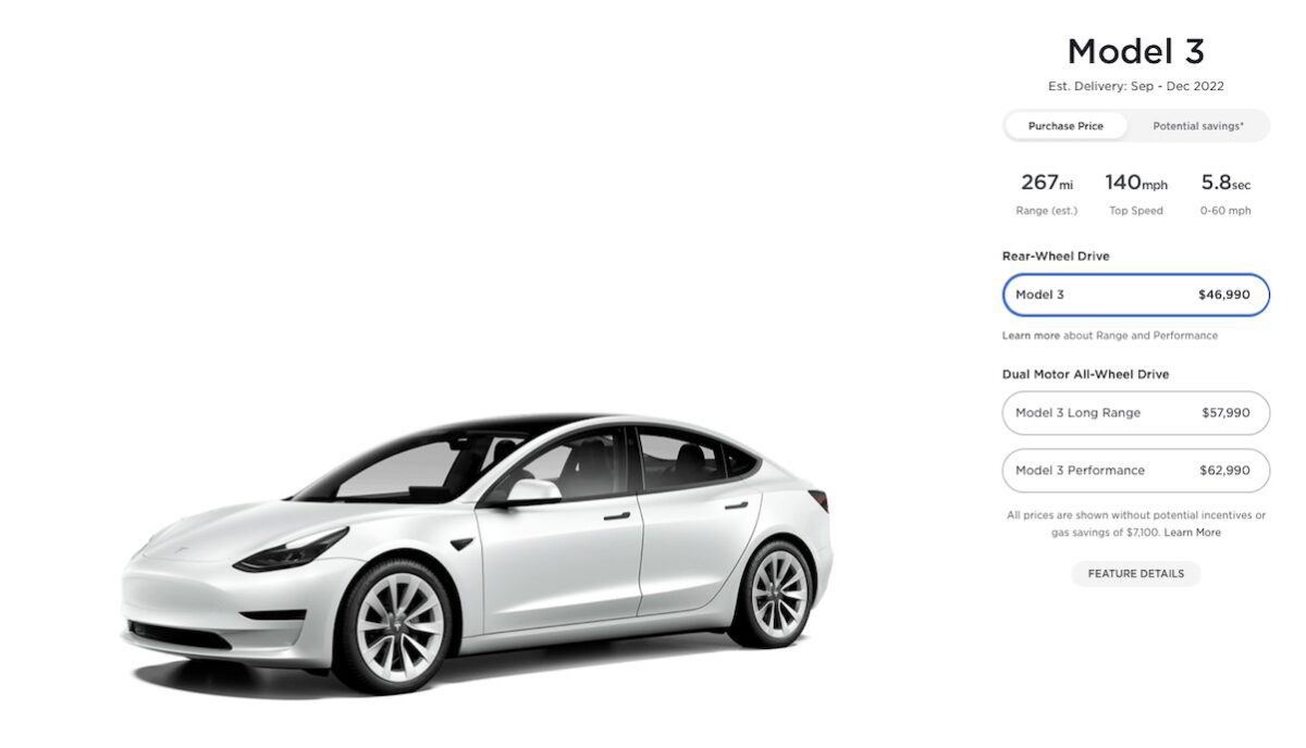 tesla model-3 konfigurator usa preis jun22