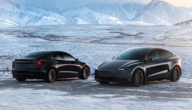 tesla model-3 model-y standard winter