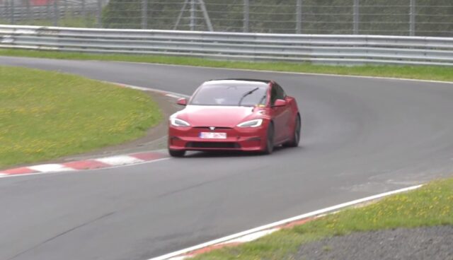 tesla model-s plaid nuerburgring aug21