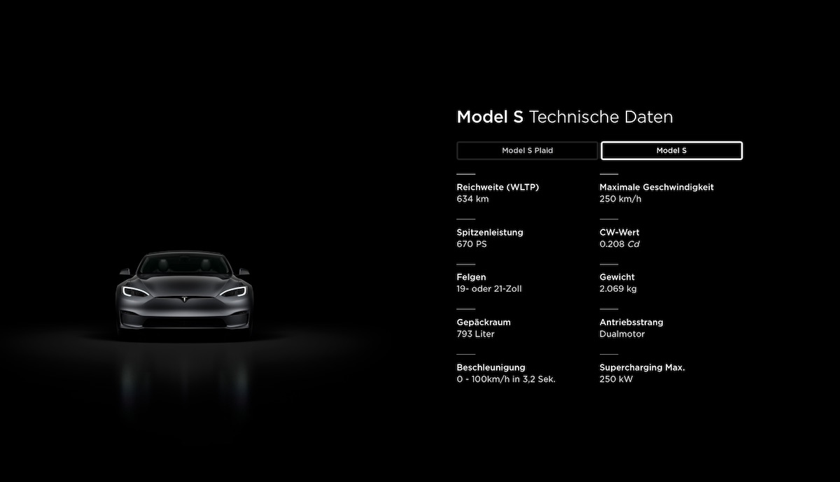 Tesla mit WLTP-Reichweiten für Model S & Model X >