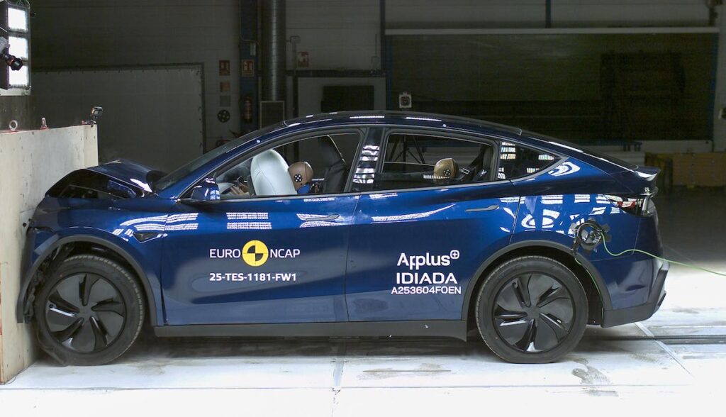 tesla model-y crashtest euro ncap front