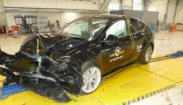 tesla model-y euro ncap crash test