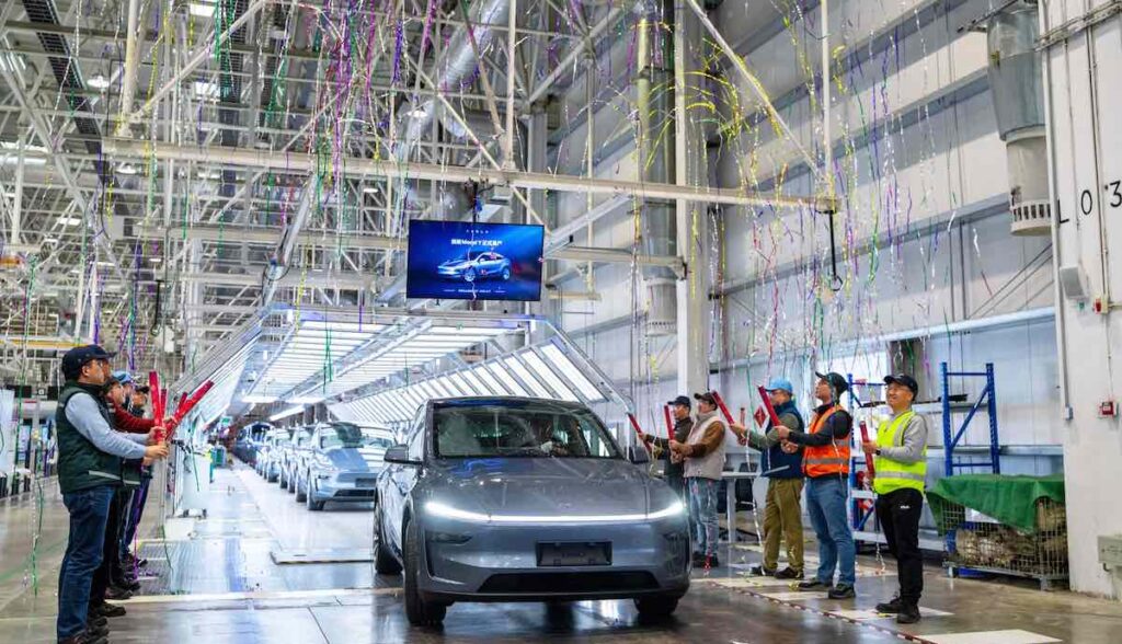 tesla model-y juniper produktion start china