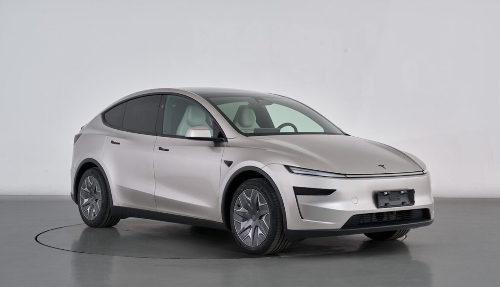 tesla model-y-l china anmeldung schraeg