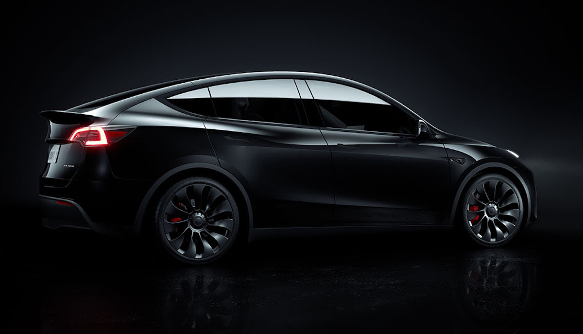 Tesla Model Y Folie Performance schwarz