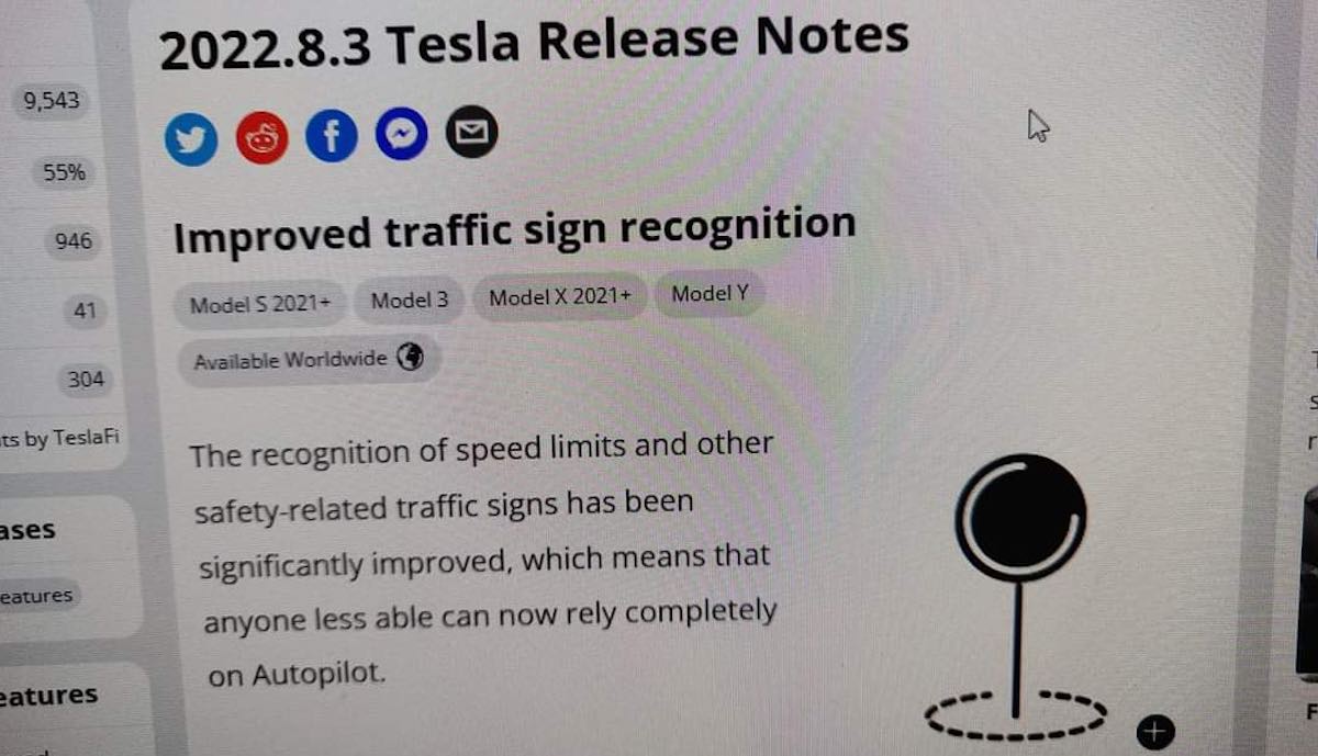 tesla release notes fakes april