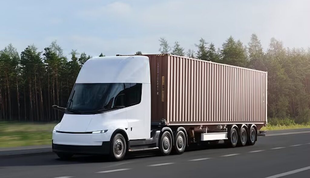 tesla semi europa trailer