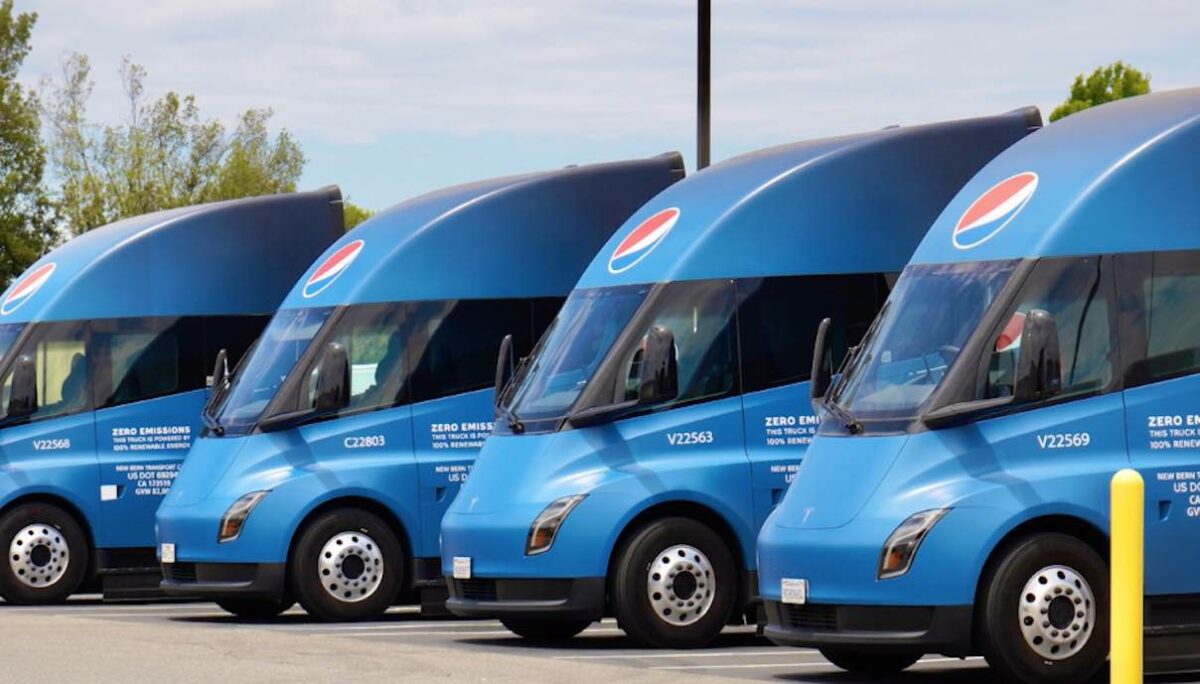 tesla semi flotte pepsico sacramento