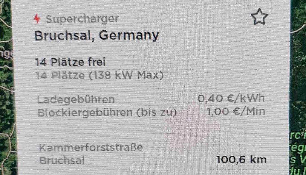 tesla supercharger display preis erhoehung