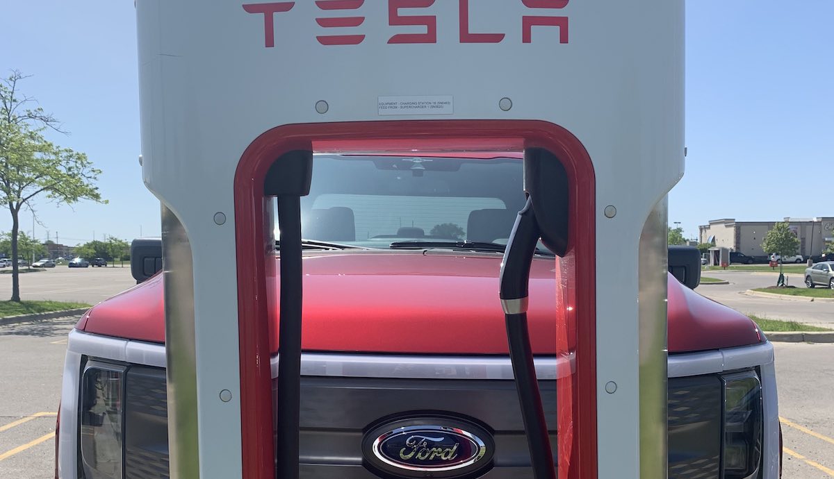 tesla supercharger ford kooperation f-150 lightning