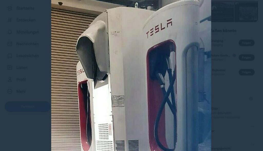 tesla supercharger palette lager indien