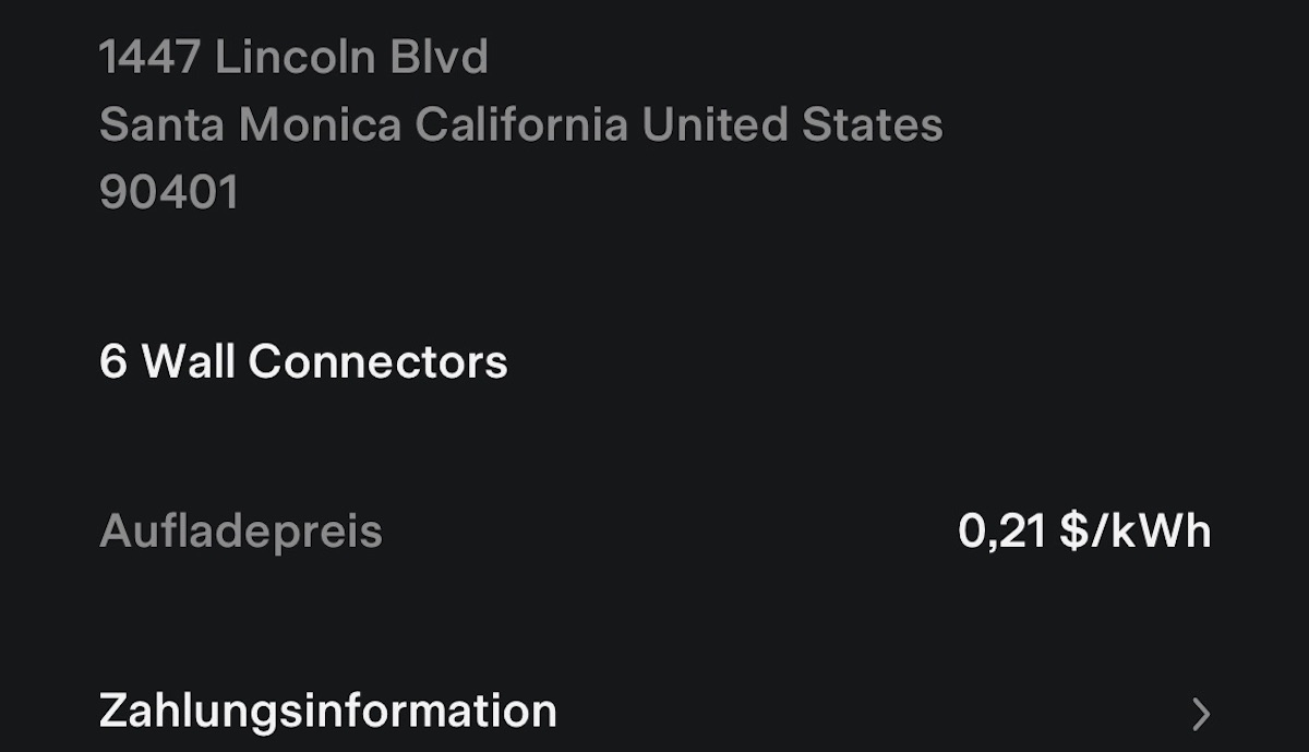 tesla wall connector app oeffentlich abrechnung