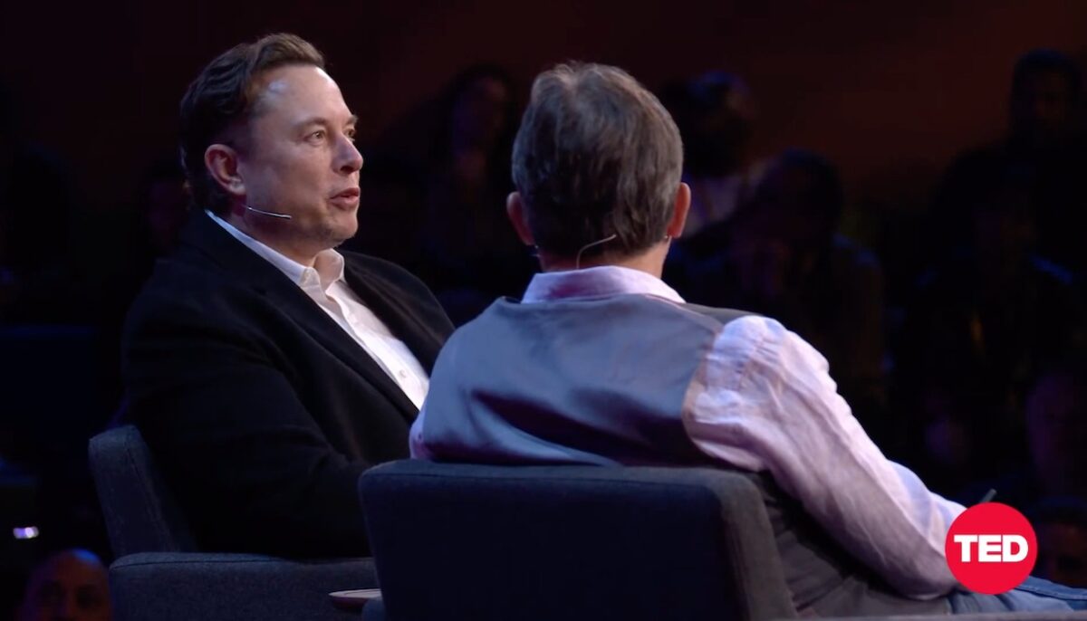 teslsa ceo elon musk ted 2022 interview