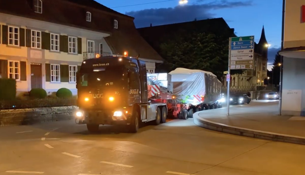 transport presse tesla gruenheide