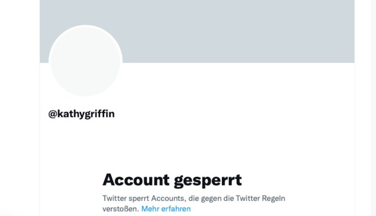 twitter account gesperrt kathy griffin