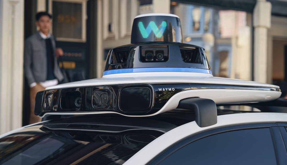 waymo robotaxi dach sensoren